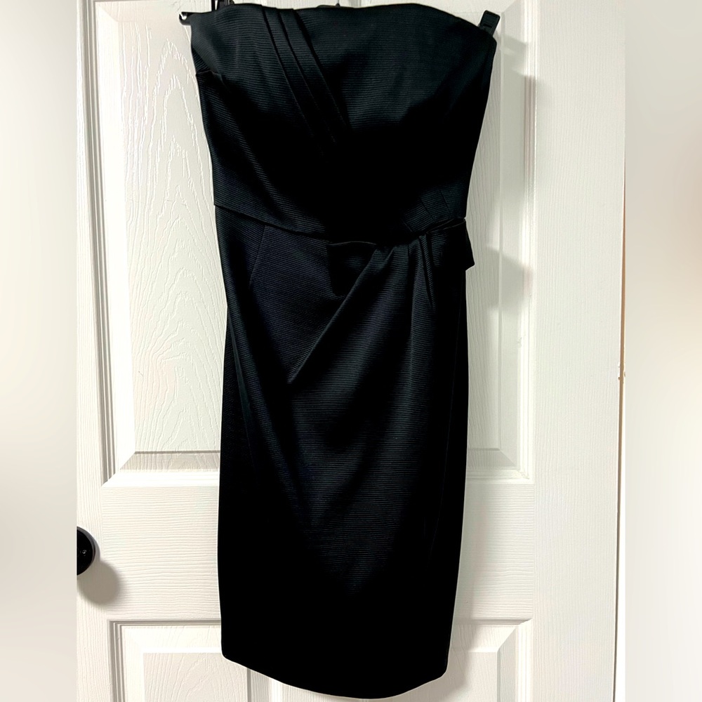 Black strapless cocktail dress size 00